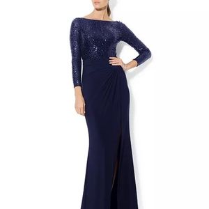 Elegant evening gala dress
